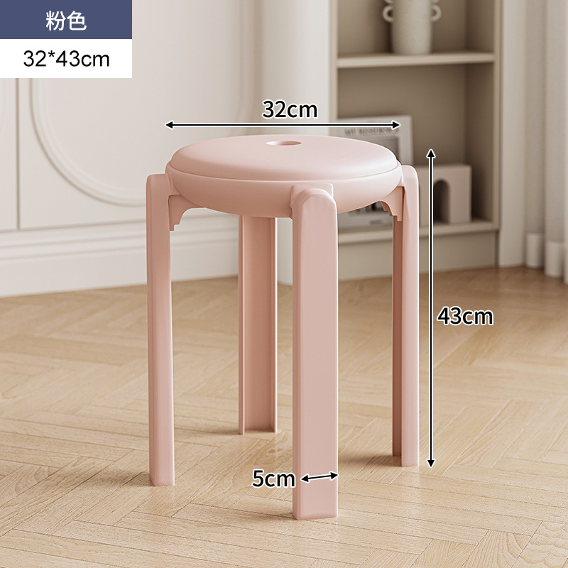 Taburetes redondos simples para el hogar taburetes de comedor de restaurantes comerciales taburetes de comedor sillas de comedor gruesas taburetes de respaldo resistentes