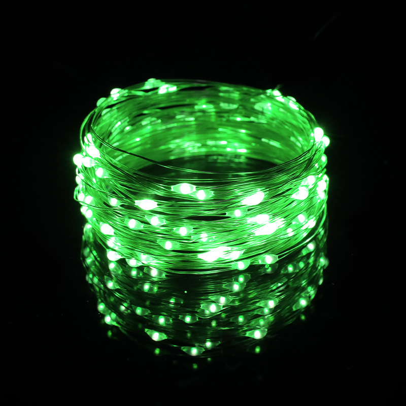 Guirnalda de Luces LED de Cobre Estrella USB para Fiestas y Decoración Navideña
