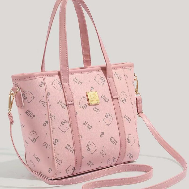 ショッピングバッグ kt プリント女性のショルダーショッピングバッグ新しいクラシックバッグポータブルトートバッグ大容量女の子|undefined