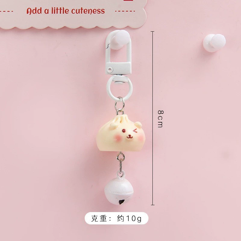 Милый креативный брелок, мультяшная школьная сумка, аксессуар для рюкзака, подвеска для ключей, с маленькими медведями, подарок на день рождения, оптом