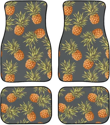 Avtomobil döşəmə paspasları, Cross-Border American Flower Butterfly Easy - car-floor-mats-12-3344cm-two-piece-set