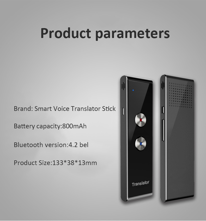 T8 智能翻译机 翻译棒 多国语言 蓝牙连接 翻译器跨境工厂