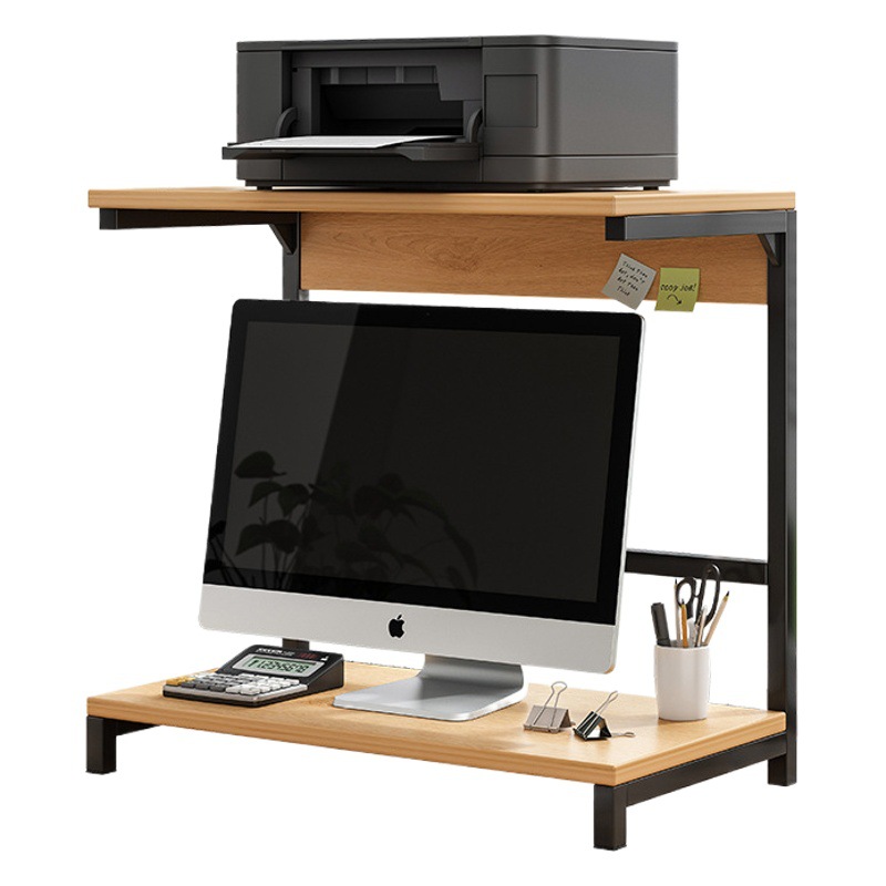 Soporte del monitor de la computadora soporte base escritorio estantería escritorio almacenamiento estante impresora