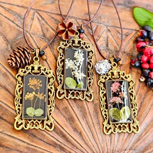 复古森林系宫廷风创意手工三色绣球吊珠干果项链饰品女简约风项链