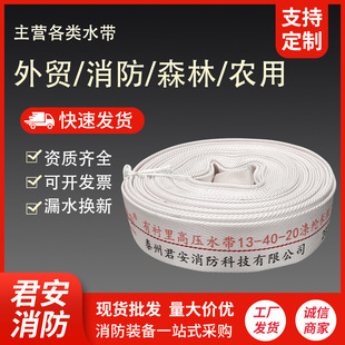 Fire Hose 40 High-Strength Anti-High Pressure Fire Hose 13-40-20 Community Fire Hose Factory Wholesale