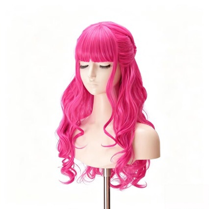 Red Heart Rises Chloe Long Cosplay Wig Princess Rebel Alliance Descendants 4 Wig Set Red Heart Rises Chloe Long Cosplay Wig Princess Rebel Alliance Descendants 4 Wig Set