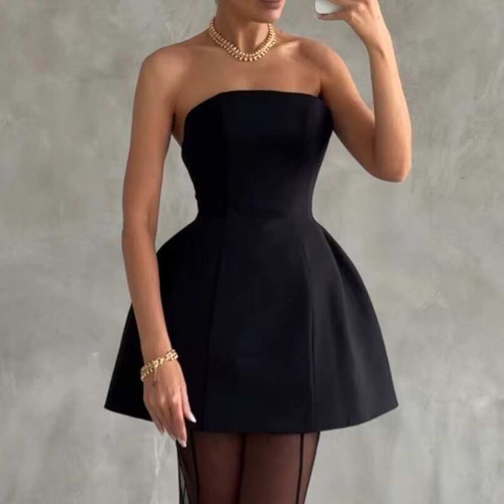 Summer sexy solid color colored short brace sleevless