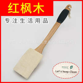 厂家 长木柄丝瓜络沐浴刷天然丝瓜瓤搓背搓澡巾卫浴洗澡木刷