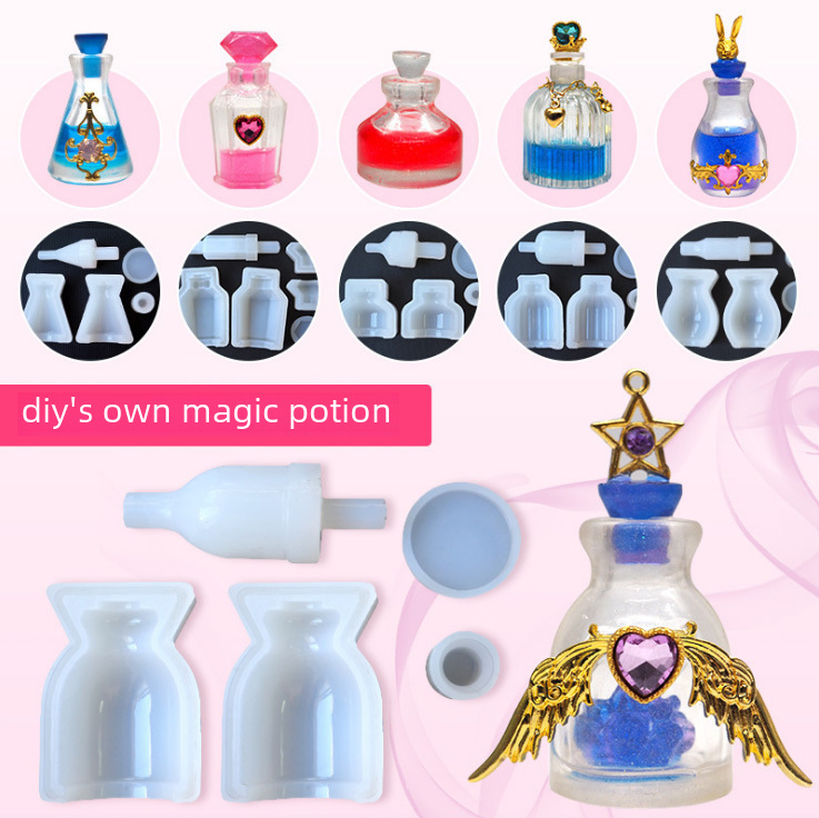 滴膠模具diy香水瓶藥水瓶玻璃瓶模具