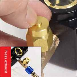 1个 规格：高压 颜色：图片色 材质：ABS 加氟表排气阀 单歧管压