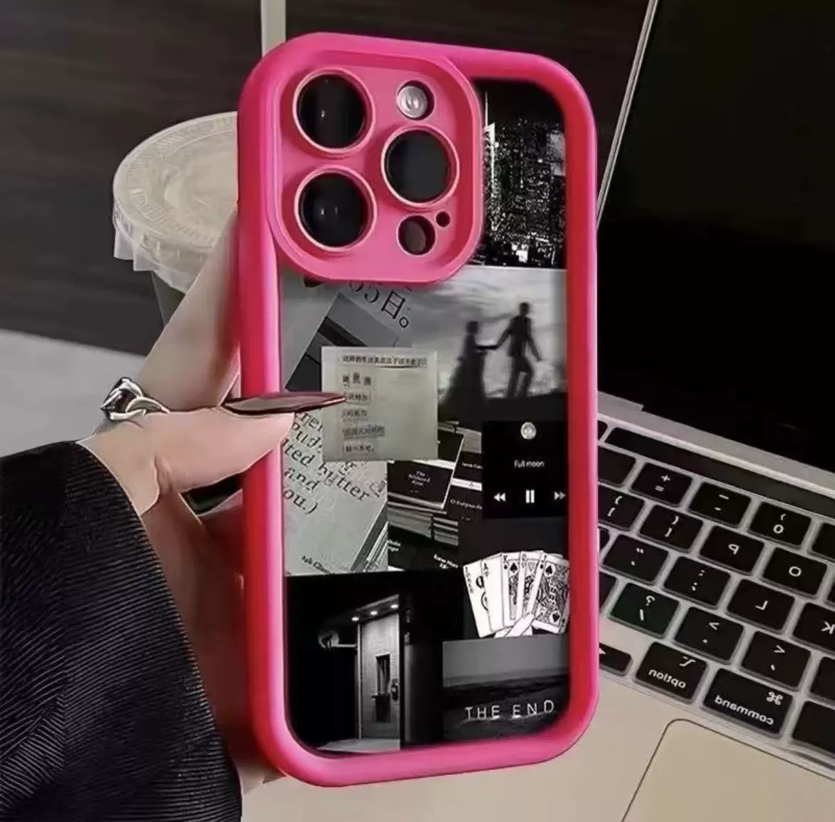 Чехол для телефона Apple iPhone 16 ретро чёрный, 16 Pro Max, стильный