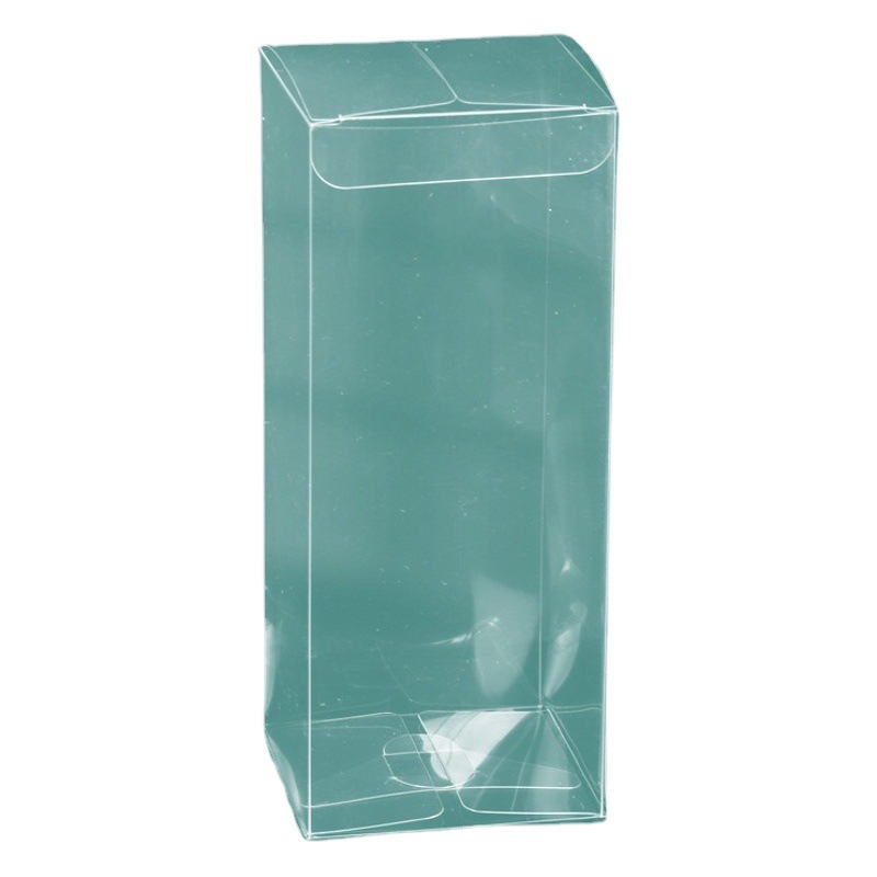 Caja de embalaje de PVC en stock caja transparente para mascotas rectangular helado caramelo fruta transparente joyería caja de plástico