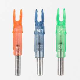 现货普通发光箭尾6.2mm内径混碳玻纤箭支纯碳素箭杆内插夜光箭尾