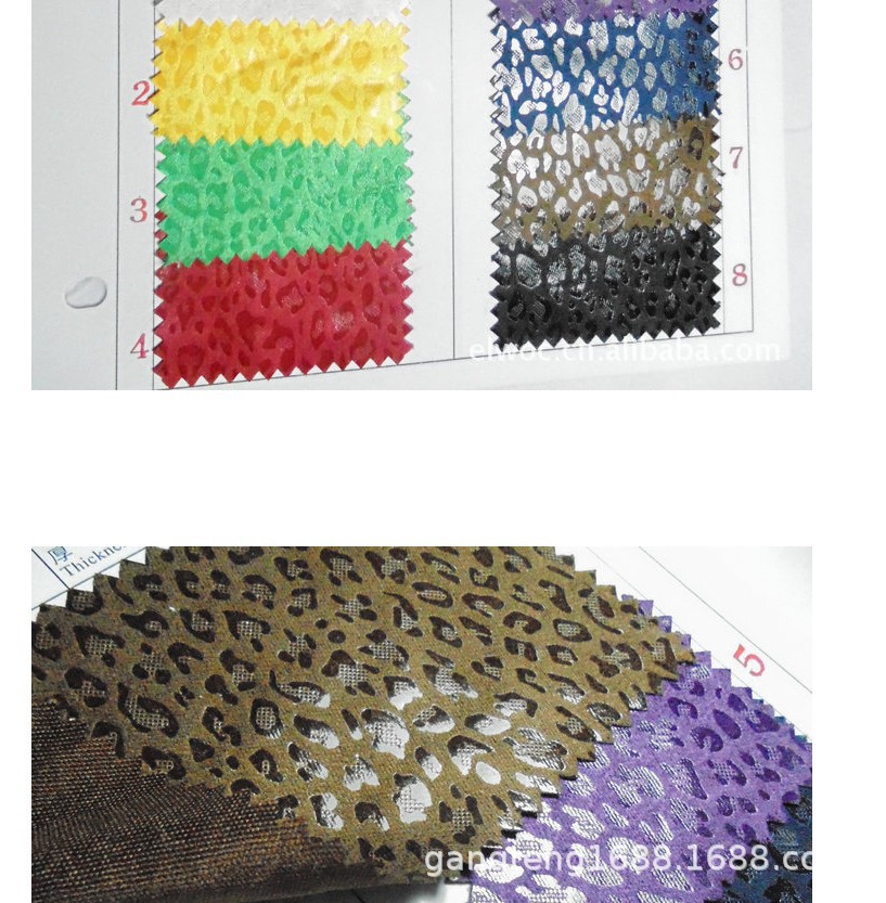 小豹纹 豹形服饰布料 水晶豹纹薄 亮光 超纤仿皮绒 豹点皮革5602