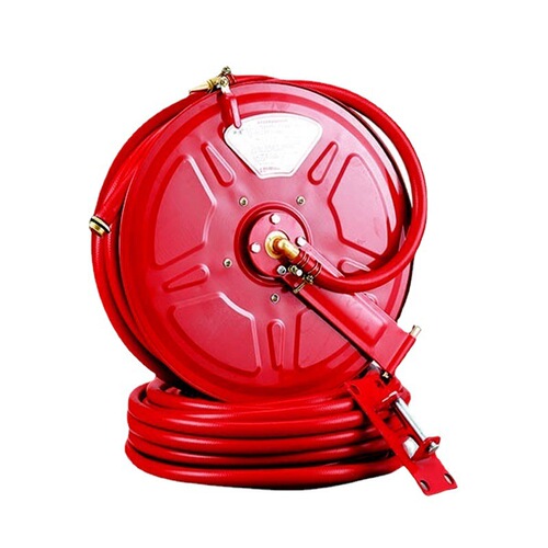 Factory direct supply self-rescuing fire reel copper high-pressure water nozzle head 20 meters 25 meters 30 meters fire hose reel