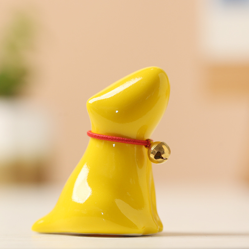 Cerámica lindo cachorro decoración mascota juego de té placa vista decoración de escritorio juego de té accesorios Casa Animal artesanía creativa