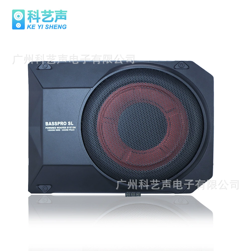 10inch Ультратонкий автомобильный сабвуфер 12 В супер бас активный аудио модификация сабвуфера сиденья высокой мощности