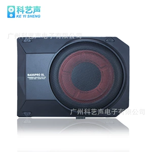 10inch Ultra-İncə Avtomobil Subwoofer 12V Super Bass Aktiv Audio Yüksək Güclü