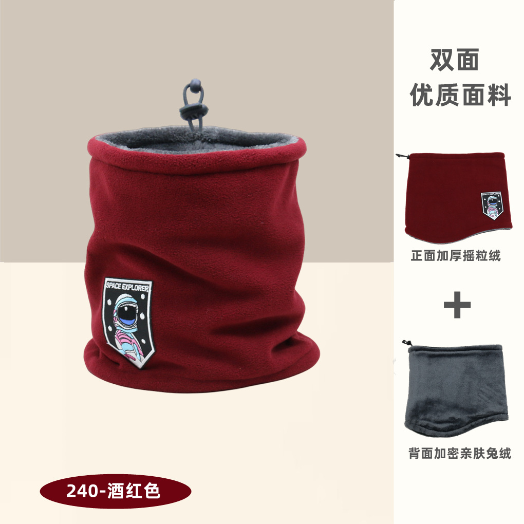 Piman Duo-cubierta para el cuello a prueba de viento para ciclismo, máscara con capucha cálida de lana polar para deportes al aire libre, invierno, otoño e invierno