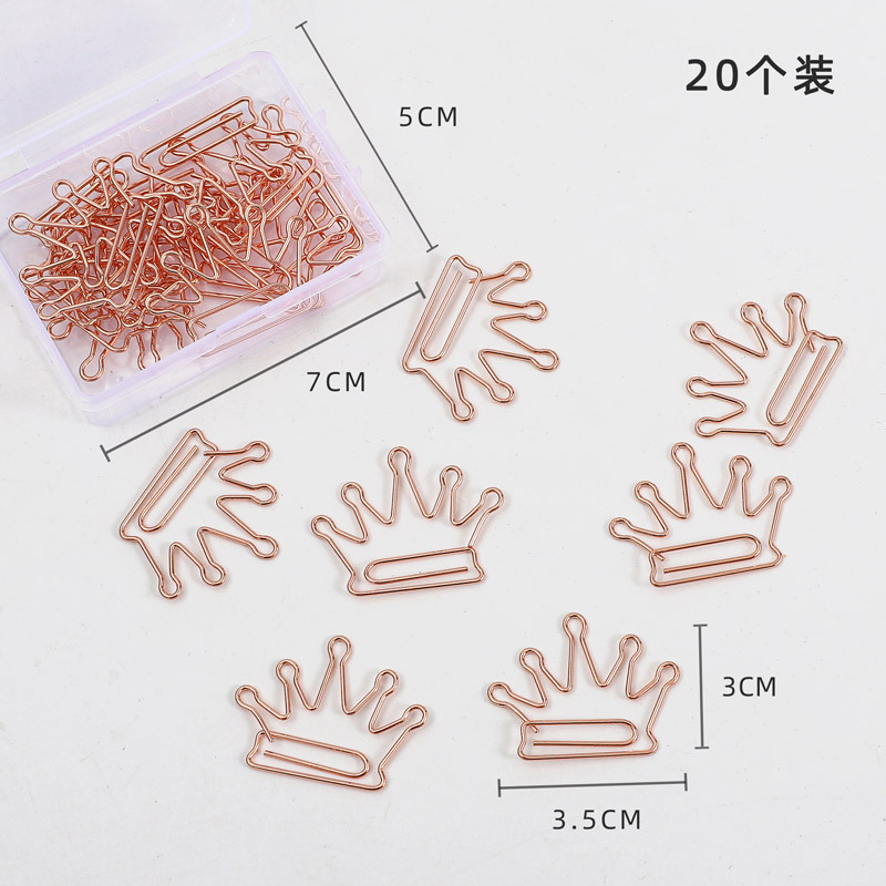 Clip de papel creativo hecho a mano que forma flor clip amor floral aguja fija flor material de embalaje ramo titular de la tarjeta lote