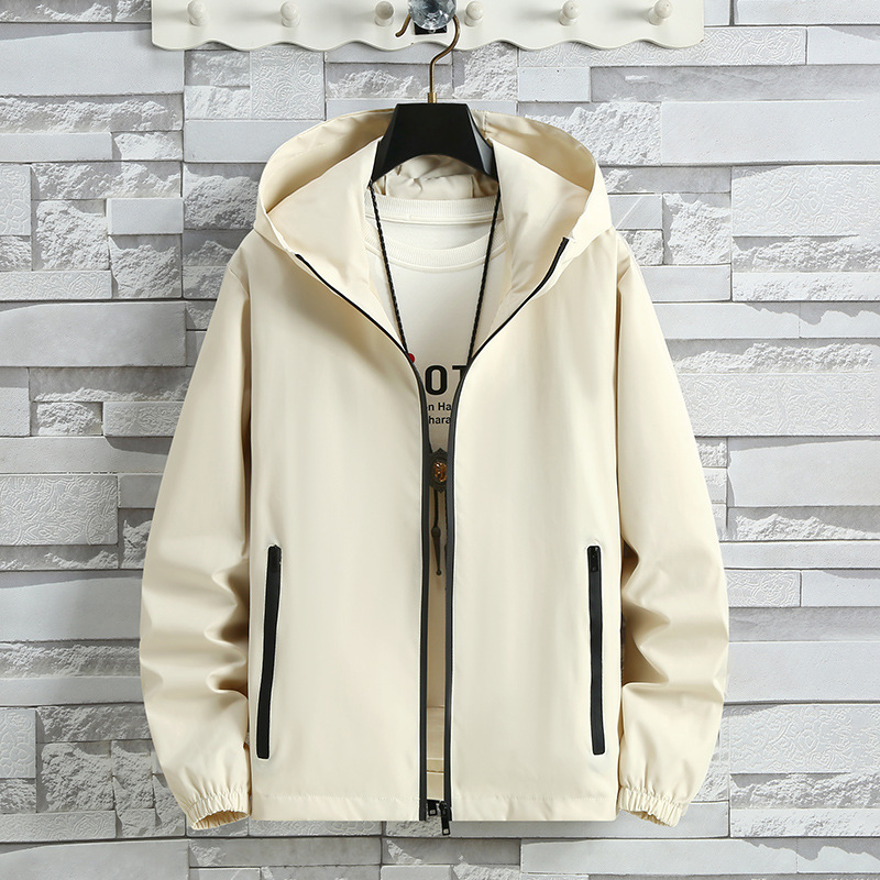 Outdoor Windbreaker Sports Jacket for Men and Women, Sun Protection, Quick-Drying, Windproof Windbreaker, Couple Class Uniform Jacket with Printed Logo