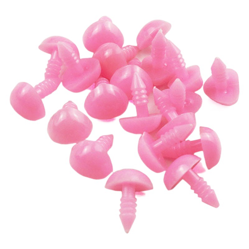 DIY muñeca accesorios de juguete muñeca pequeño oso de peluche cachorro triángulo luz nariz juguete negro nariz Accesorios image 1