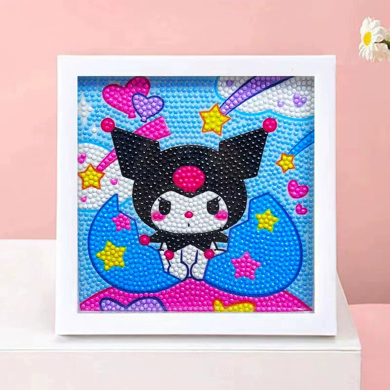 DIY-набор для алмазной мозаики 17×17 см, пластиковая рама, дизайн щенок, полный набор инструментов для кладки