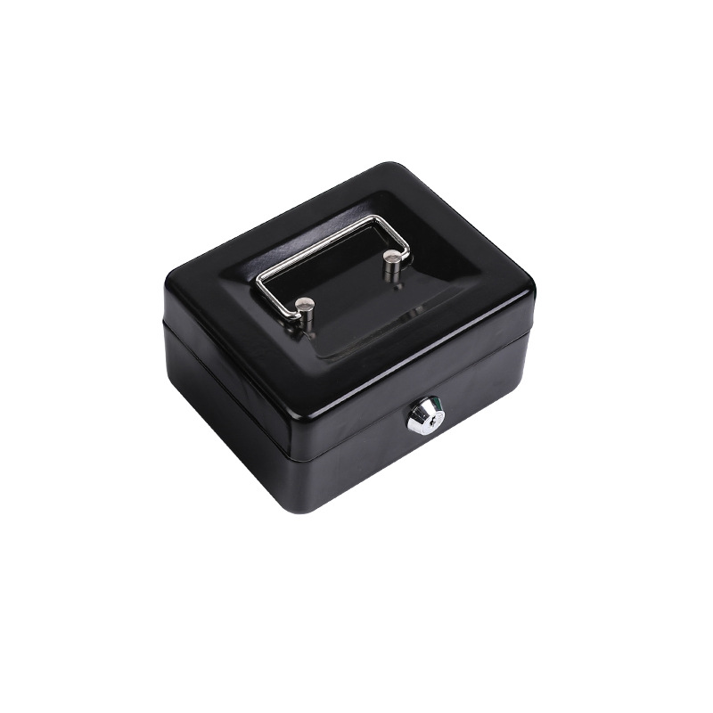 Caja de Efectivo Portátil con Llave de Acero y Plástico Antirrobo para Hogar image 7