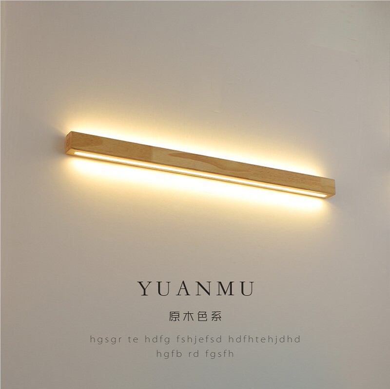 Nordic Solid Wood One-Word Wall Lamp Living Room Tv Background Wall Wooden Lamp Japanese Log Bedroom Aisle Strip Wall Lamp Nordic Solid Wood One-Word Wall Lamp Living Room Tv Background Wall Wooden Lamp Japanese Log Bedroom Aisle Strip Wall Lamp
