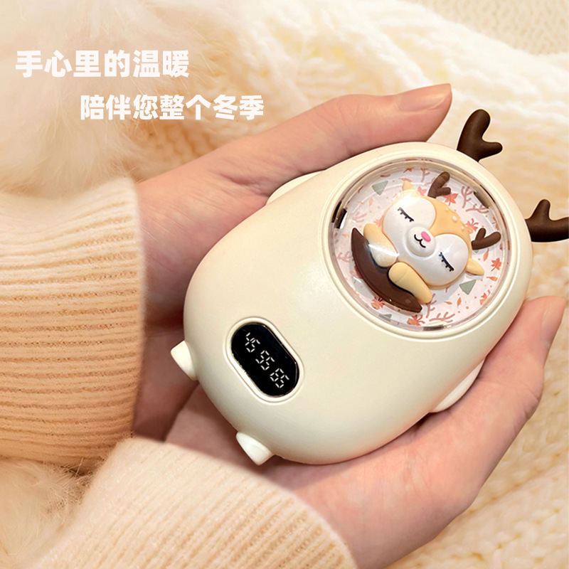 2024 nuevo calentador de manos para gatos recargable de dibujos animados lindo lindo mascota USB portátil a prueba de explosiones mini regalo de invierno