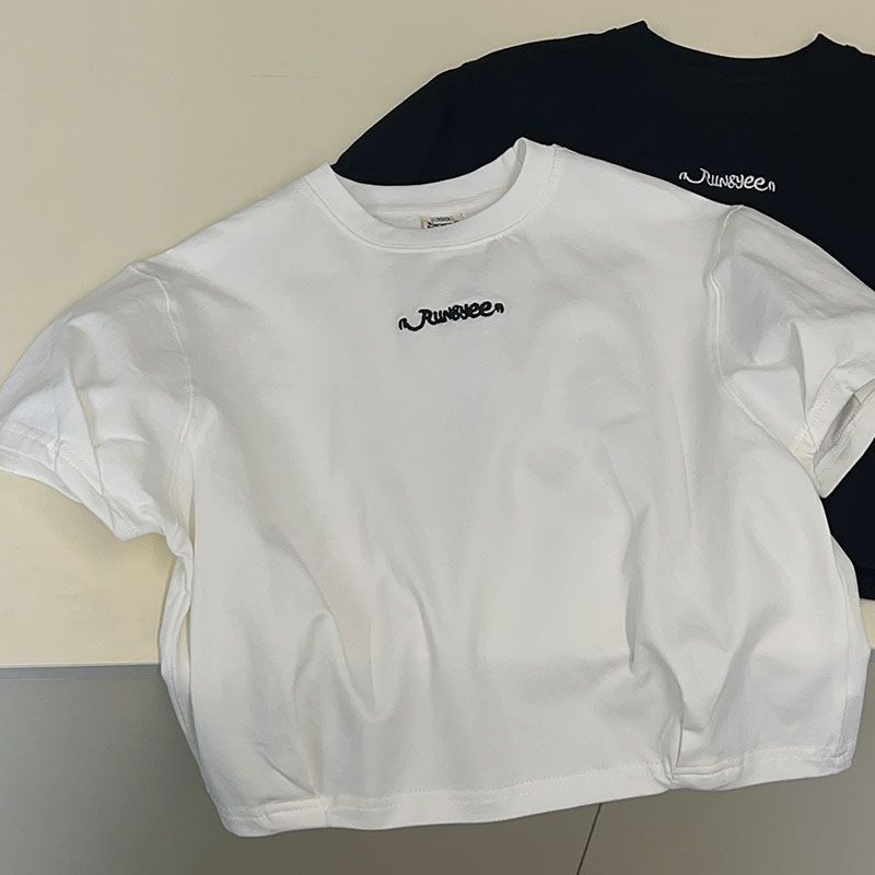 年中クリアランス、男の子と女の子向けの高コストパフォーマンスTシャツ、夏用子供用半袖コットン（返品不可//レビューなし1|undefined