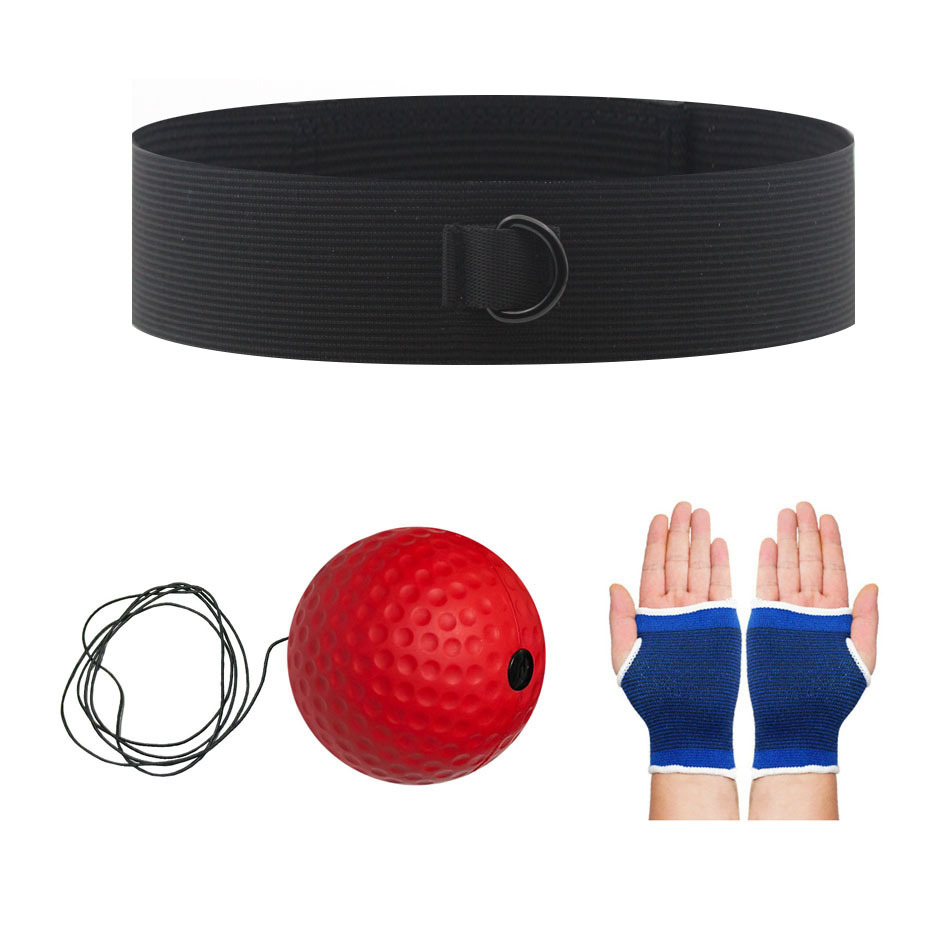 Bola de reacción de boxeo montada en la cabeza Descompresión para niños Bola de ventilación Bola de velocidad mágica Entrenamiento de habilidades para adultos Sala de fitness