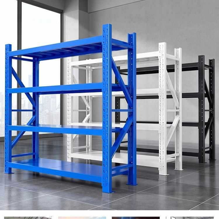 仓库货架军绿色物资架批发多层重型家用储物架 铁架子营房置物架