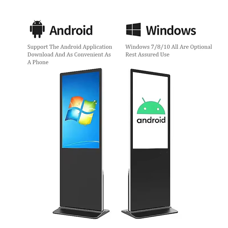 49 pulgadas nueva máquina de publicidad vertical aterrizaje Android touch all-in - one hotel centro comercial banco fábrica especial venta directa