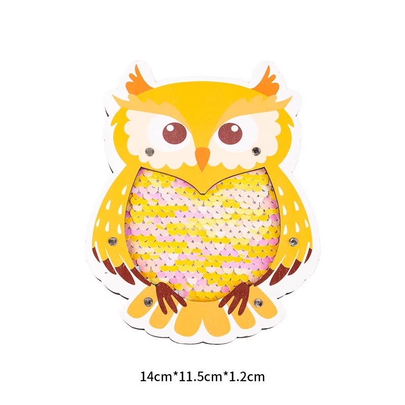 ɷɷbaşıba 부엉이 스팽글에는 접착 뒷면이 포함되어 있습니다. ɷɷbaşıbaşı