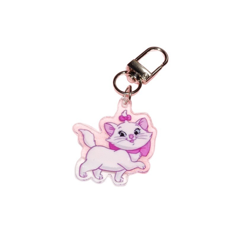 メアリー猫キーホルダーカートゥーンアニメアクリル漫画かわいいペンダントバッグギフトスクールバッグペンダント|undefined