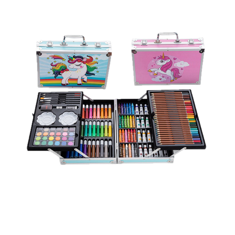 Conjunto de pinceles para niños regalos acuarela lápices de agua caja de regalo de alta calidad papelería pinceles de pintura de arte