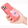 Apple, cartoon phone case, iphone15 pro, protective case, South Korea, 15 pro max, fall protection