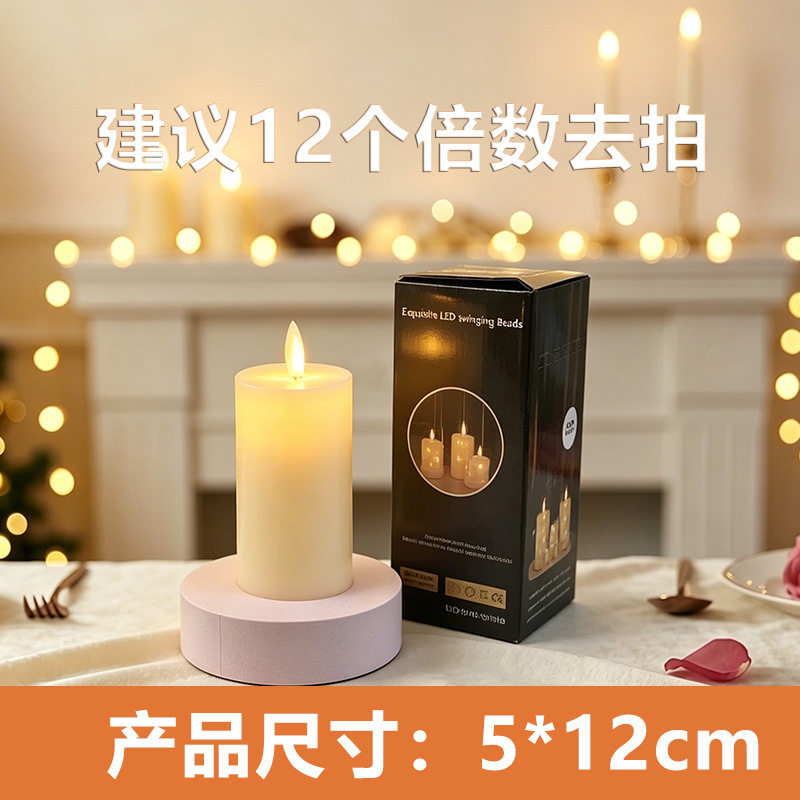 Transfronterizos LED lámpara de vela electrónica simulación lámpara de iluminación falsa cumpleaños romántica decoración de boda guión matar lámpara de estilo