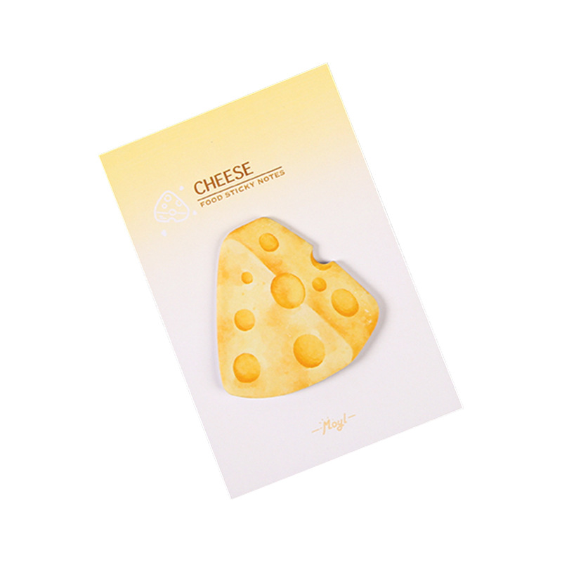 Tostadas de dibujos animados lindos, notas adhesivas de forma especial, estudiantes de alto valor, pegatinas adhesivas de bricolaje creativas pegajosas, pegatinas N