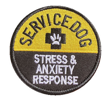 Jiao Sheng Dog Logo Embroidered Fabric Patch Magic Outdoor Supply Amazon Bag Matching Embroidered Fabric Patch Arm Band Magic
