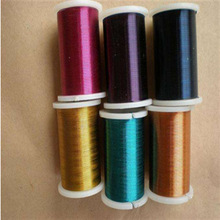 现货供应0.3mm0.4mm0.5mm烤漆镀锌丝彩色金属丝工艺品铁丝铝丝