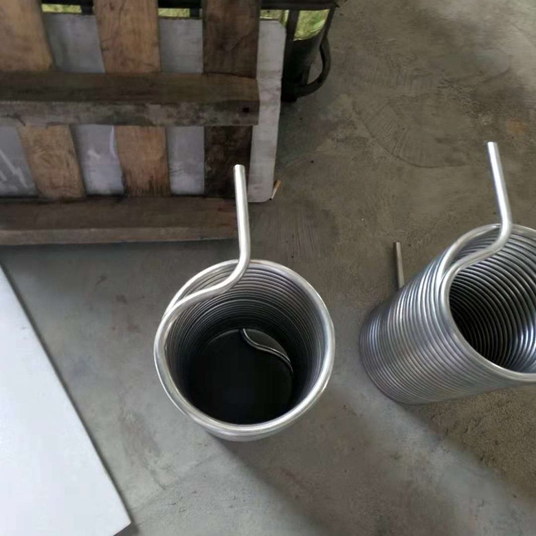 厂家直销激光冷水机盘管不锈钢盘管自酿啤酒冷却盘饮料机管蒸发器