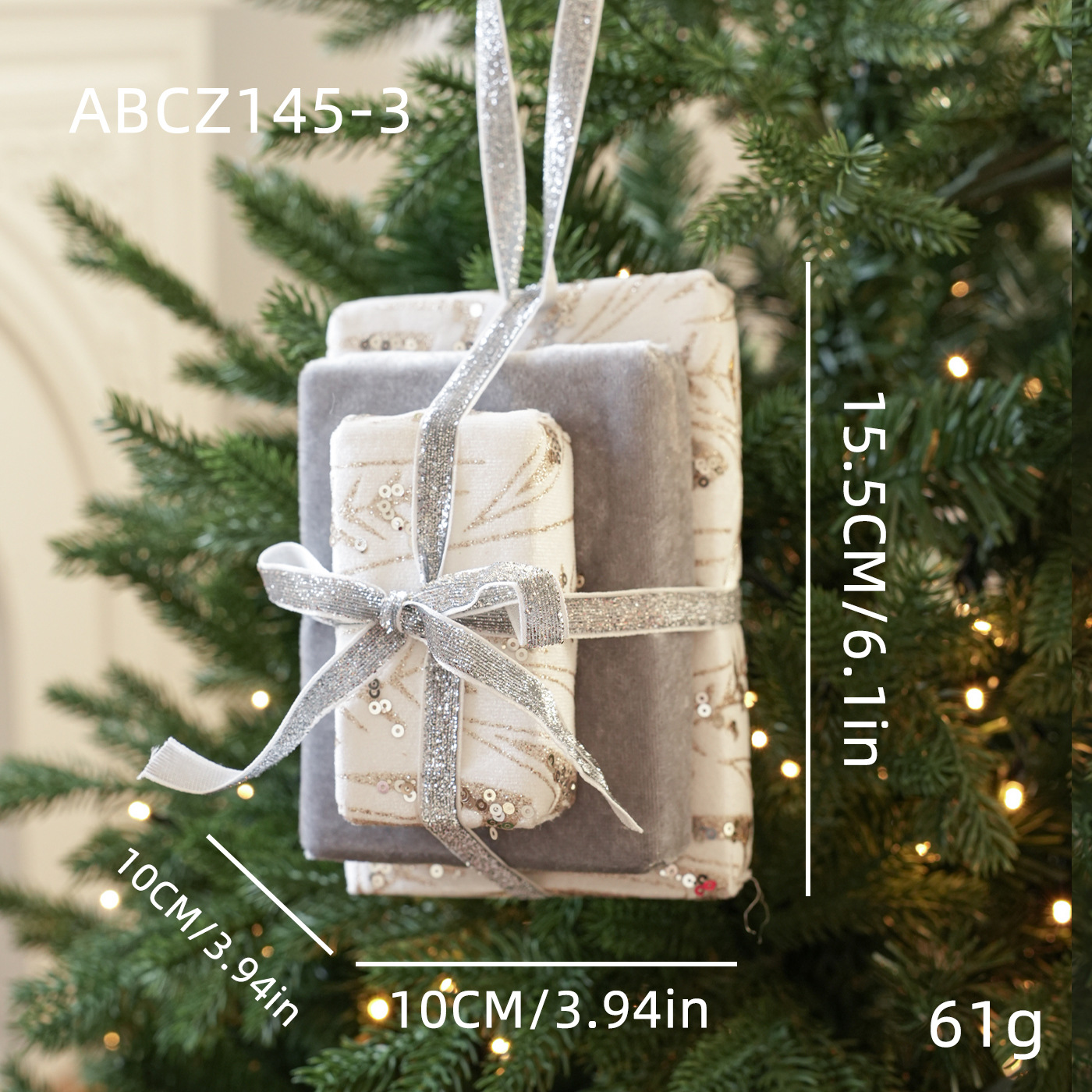 Nueva espuma caja de regalo de Navidad colgante decoración de Navidad decoración de escritorio caja de regalo árbol de Navidad escena de diseño