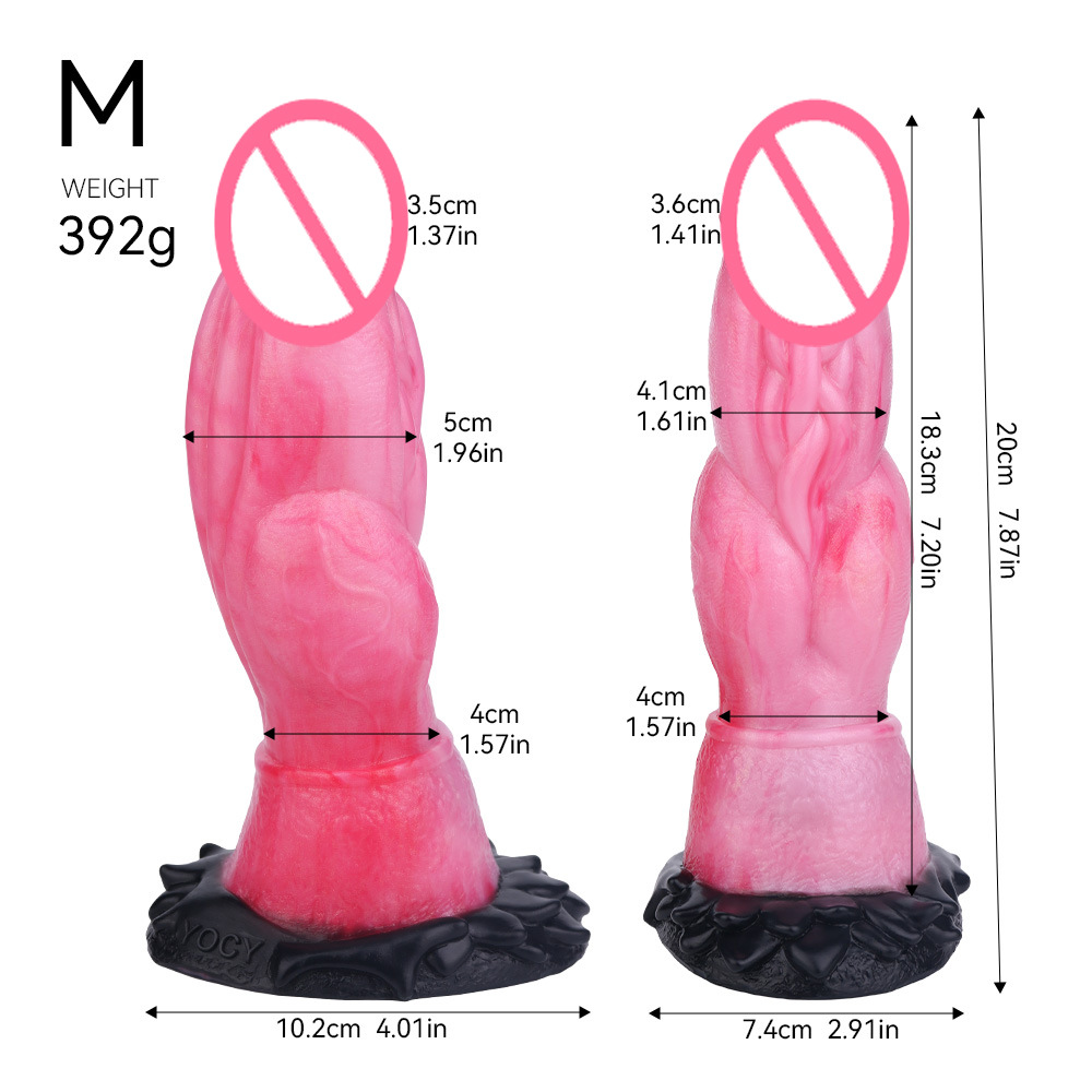 Dragón de hielo Polla pene de silicona líquida juguetes sexuales para adultos Yin anal de doble propósito clímax equipo juguetes sexuales para casa