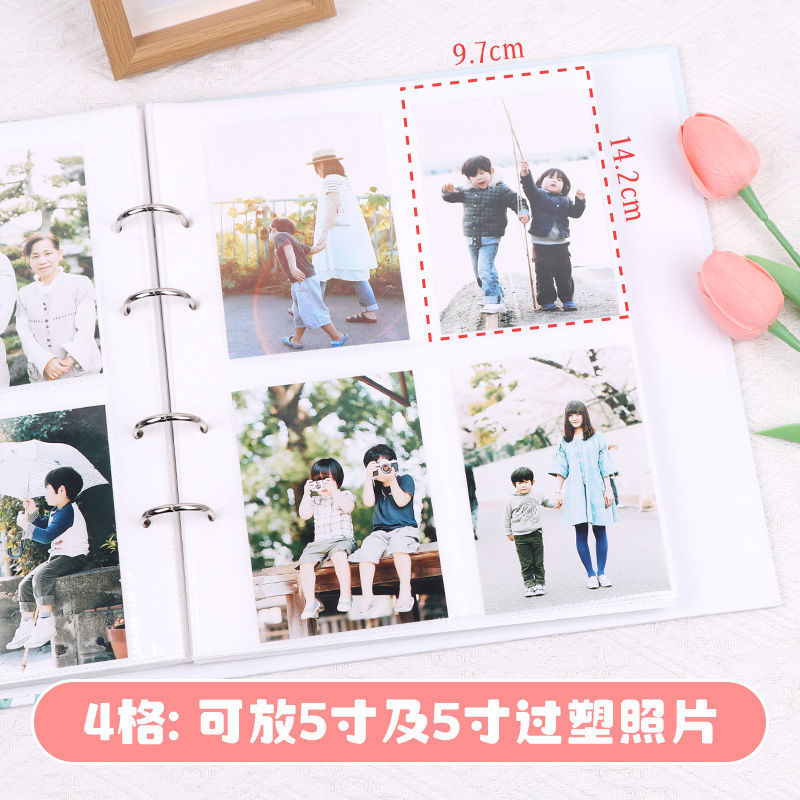 5-Inch 400 Photos or 6-Inch 7-Inch 200 Photos Album Photo Album Laminated 3inch Photo Album Family Couple Commemorative Album