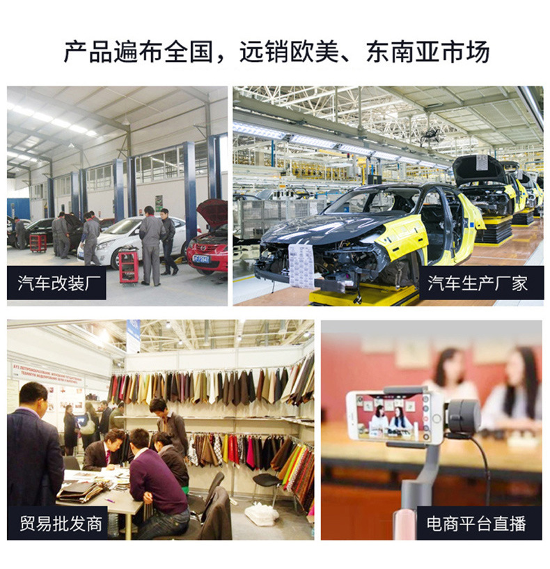 Car Ceiling Cloth Self-Adhesive Roof Cloth with Sponge Interior Modification Refurbished Car Roof Replacement Ceiling Falling Off Wholesale