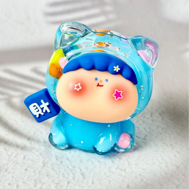 爆款抖音可爱萌宠招财猫盲盒潮玩创意桌面摆件装饰摆件创意批发|undefined