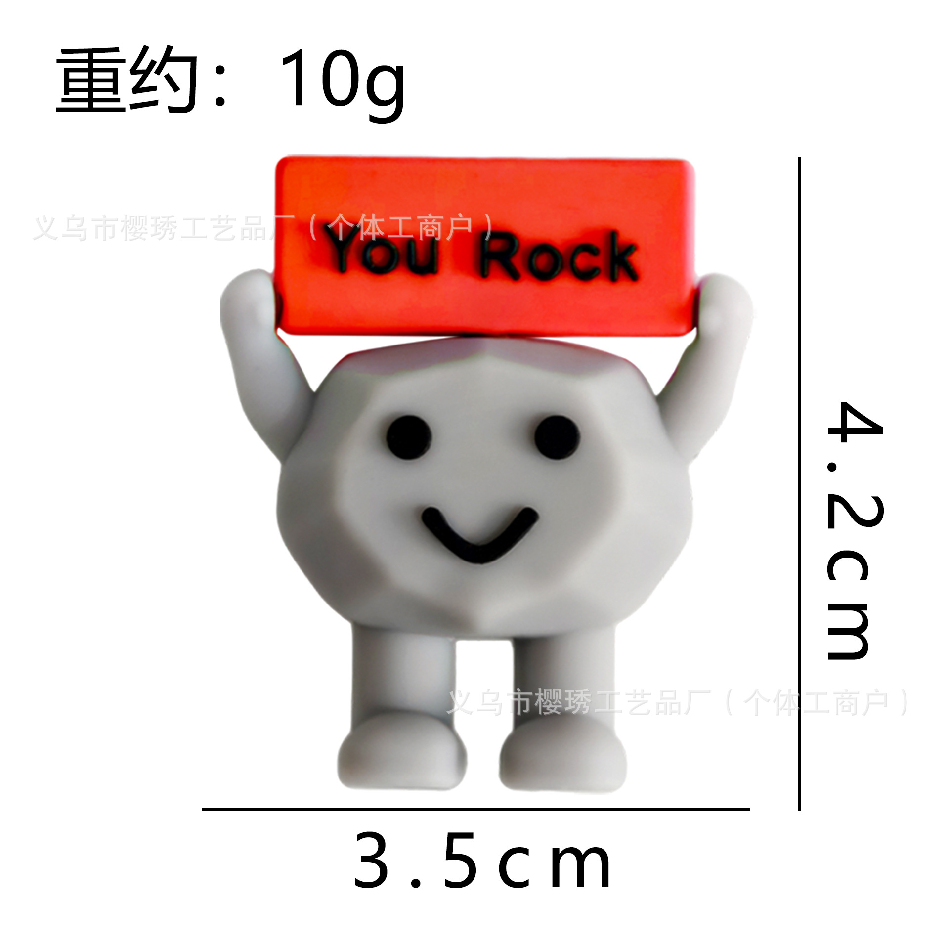 Cross-border You Rock "Motivational Stone Gift Inspiring Stone Desktop Decoration Mini Ornamentos image 5