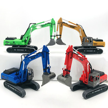 机挖机模型儿童工程车玩具仿真可挖土耐摔履带式勾机吊车男孩